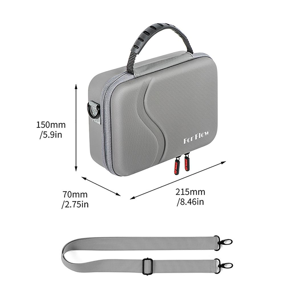 Storage Bag Carrying Suitcase Waterproof PU Handbag For Insta360 Flow Stabilizer Accessory Carrying Bag