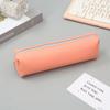 Student skolemateriell Stor kapasitet Pu lær blyantveske Skrivesaker Holder Etui Oppbevaringsboks Glidelås blyantpose