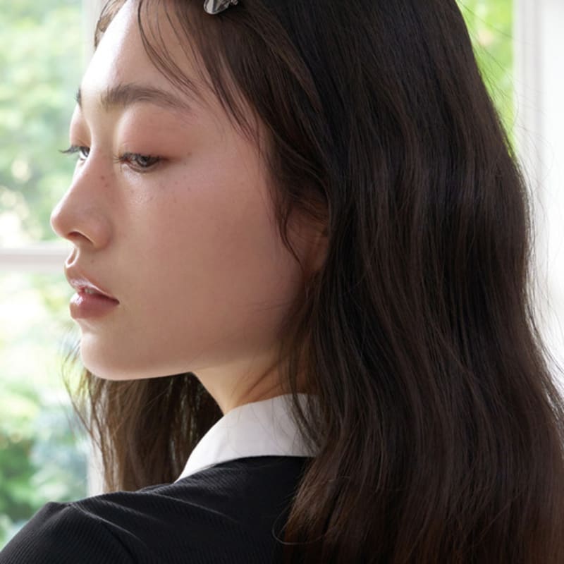 FANTASTIC PLANET [2SET] Metal Ellipse Hair Pin