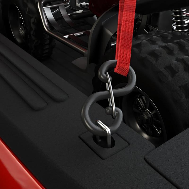 Truck Tie Down Anchor For Ford F-150 2015-2023 F250 F350 Super Duty 17-23 Trunk Retractable Bed Side Wall Hook Ring Anchor Clip