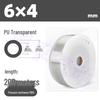 Transparent PU Air Hose for Compressors: Sizes 3-22mm