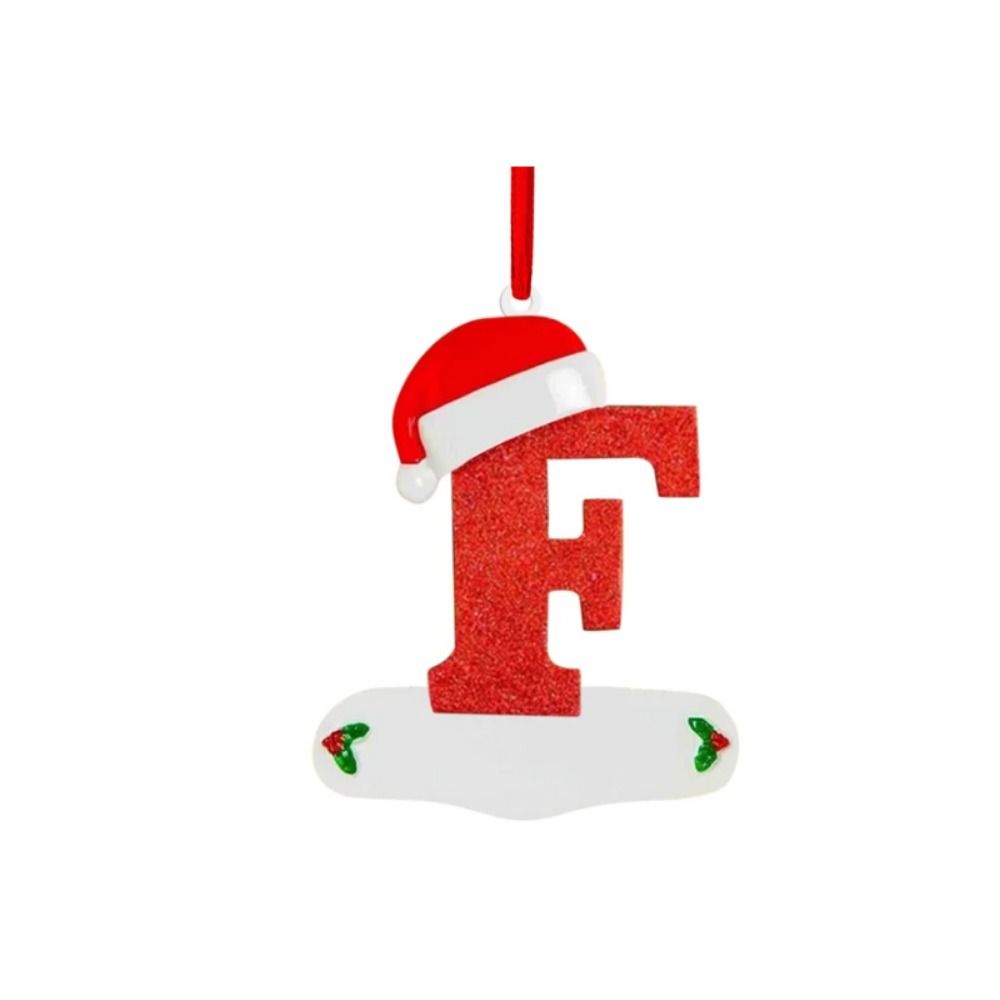 26 Letters Christmas Wishing Tree Pendant A-Z Xmas Tree Blessing Letter Pendant  DIY Decoration