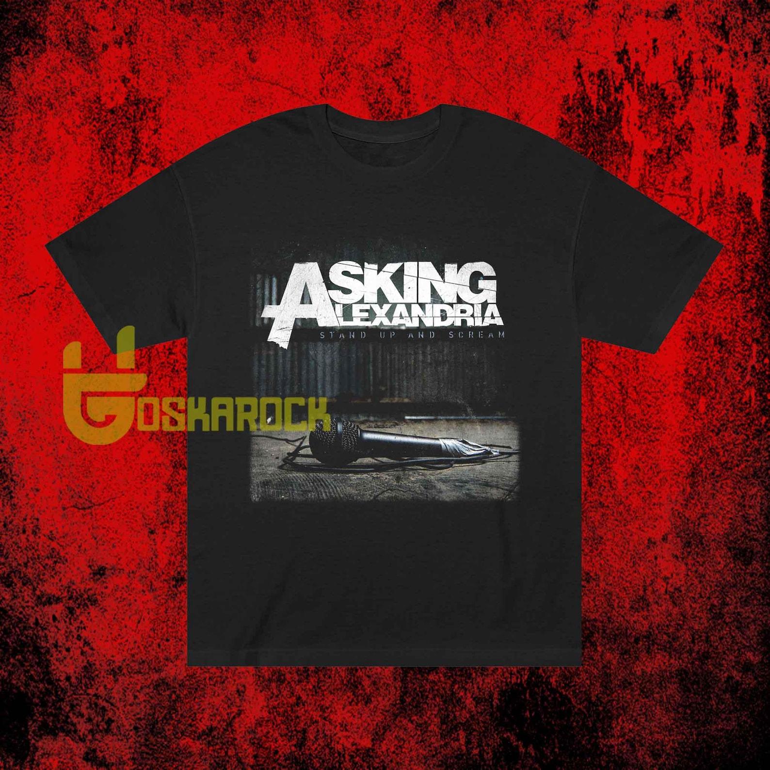 Asking Alexandria Shirt, From Death To Destiny Graphic Tee, Classic Metalcore Merch T shirt 4XL