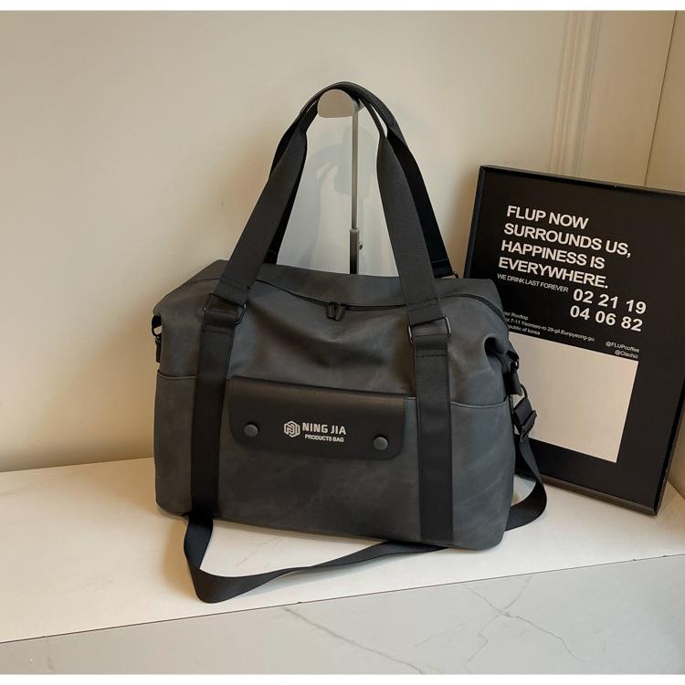 

Short-term Travel Bag for Women Large Capacity Business Travel Handbag Fashion Duffel Bag Crossbody Yoga Gym Bag average size чёрный