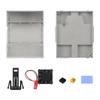 Raspberry Pi 4B ABS Rail Mount Case with Fan & Transparent Top