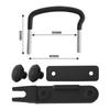 Gkikirty Roof Box U Bolt Clip Roof Rack U Bracket Luggage Accessories Kit for Car
