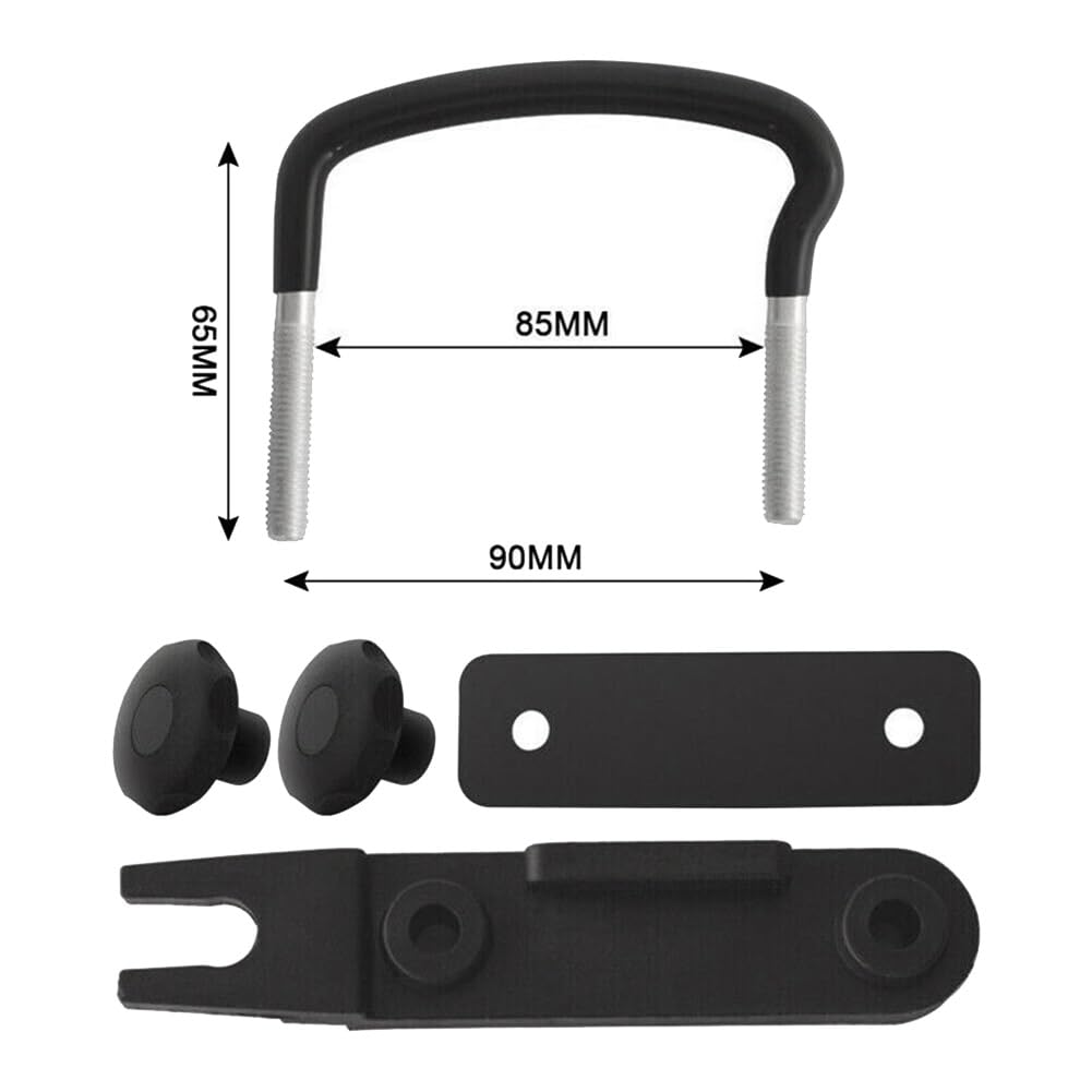 Gkikirty Roof Box U Bolt Clip Roof Rack U Bracket Luggage Accessories Kit for Car