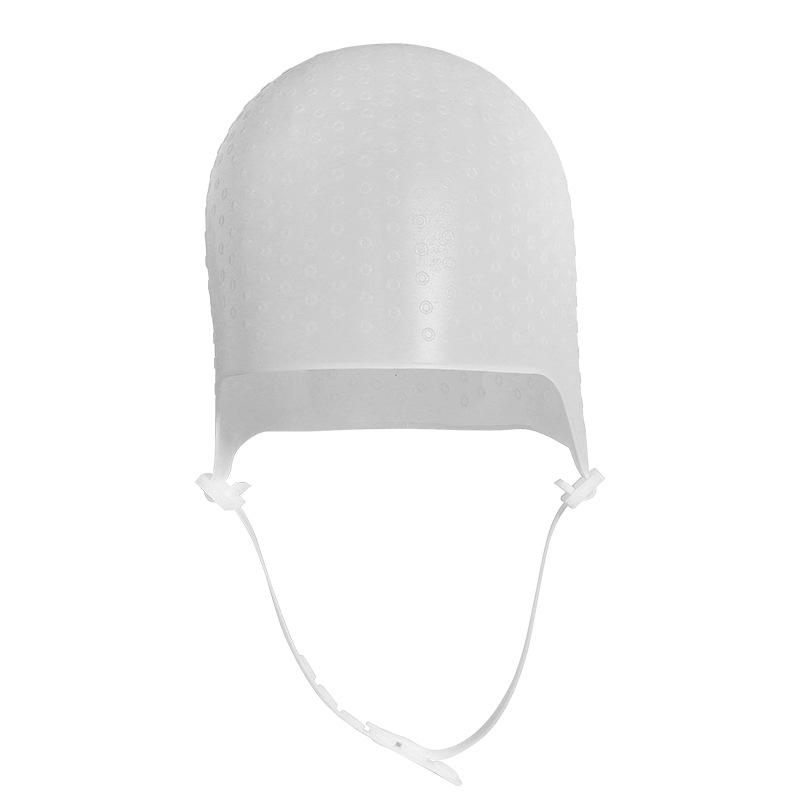 Căciulă Reutilizabilă Reglabilă din Silicon pentru Șuvițe de Păr cu Curea Detașabilă și Cârlig de Extracție pentru Salon Profesional și Vopsire Acasă DIY A198