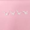 Sterling Silver Butterfly & Flower Pendant Charm for DIY Bracelets and Necklaces