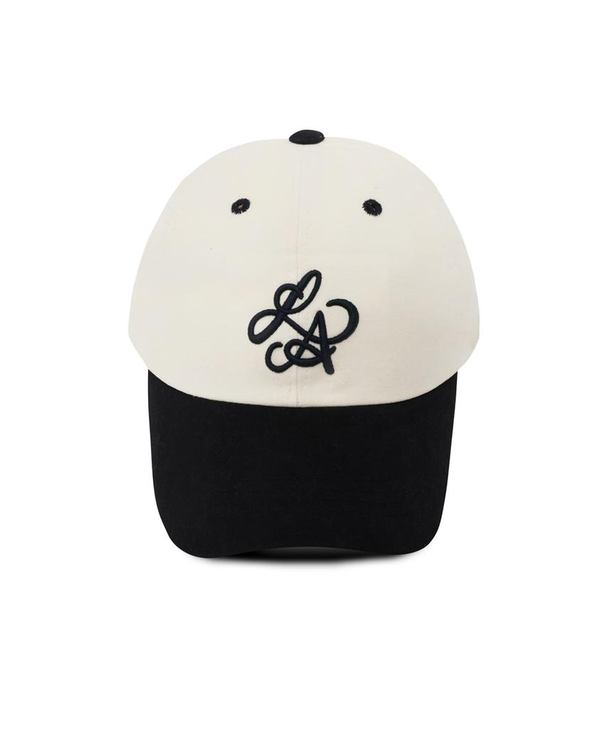Line Binyu La Two-Tone Ball Cap - Black & Cream