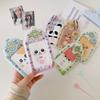 PVC Photocard Holder Keychain Cartoon Animal Hanging Decoration ID Badge Holder Idol Card Display Protector Photo Card Holder