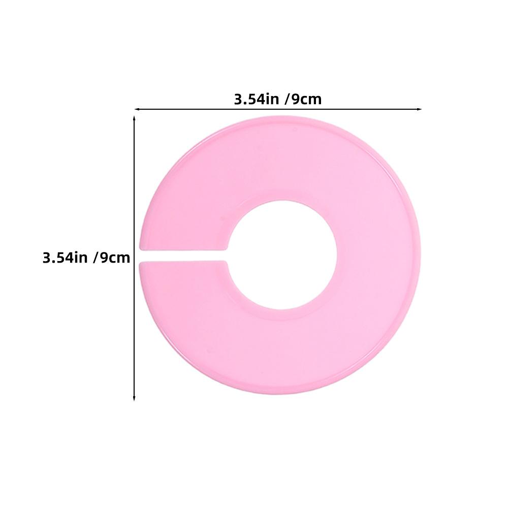 10Pcs Round Hanger Size Dividers Plastic Closet Separators for Clothing Rack Wardrobe Organization Labels for Hanging Clothes