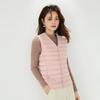 Women's O Neck Sleeveless Puffer Vest Loose Fit Casual Lightweight Down Gilet For Autumn Winter Daily Outfit