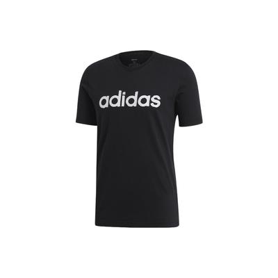 Alphabet Logo Print Casual Round Neck Short Sleeve T-Shirt Men Tops Black EI4599