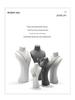 Hongtai Luxury Microfiber Necklace Display Stand - Mannequin Jewelry Prop