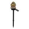 Solar Fairy-Tale Mushroom Cottage Garden Light Waterproof LED Outdoor Lawn Lamp Decorative Lamp for Yard Patio Lawn Flower Bed