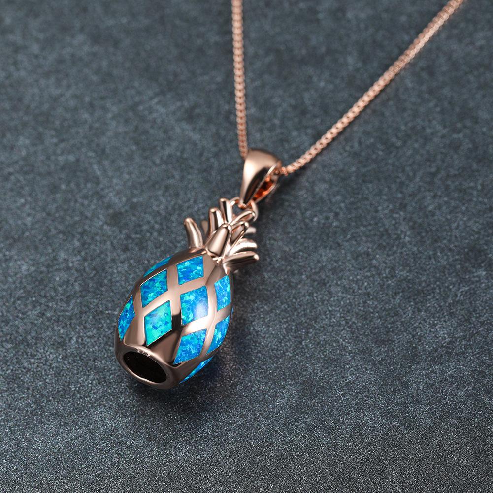 Neue Ananas-Halskette für Damen Vielseitiger europäischer und amerikanischer Stil Mode Koreanische Version Minimalistisch