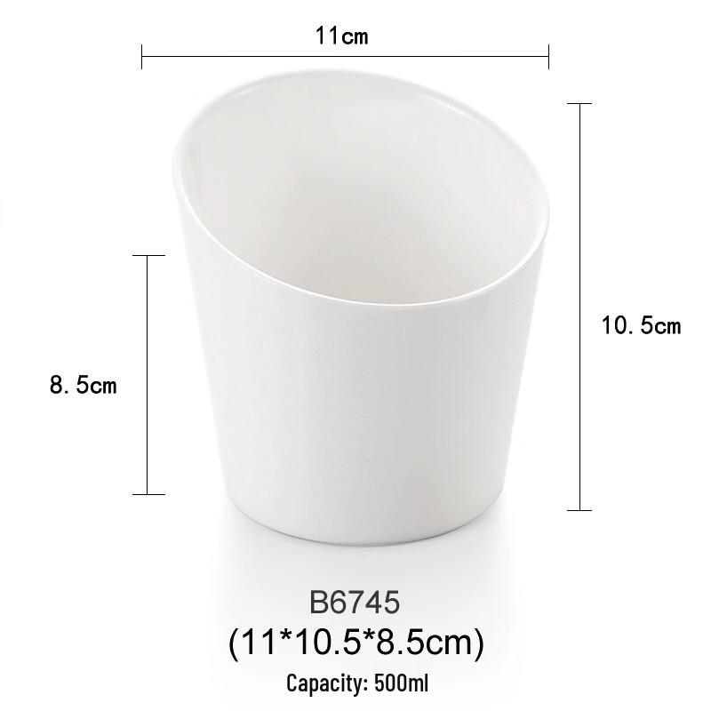 Melamine Slanted Serving Bowl