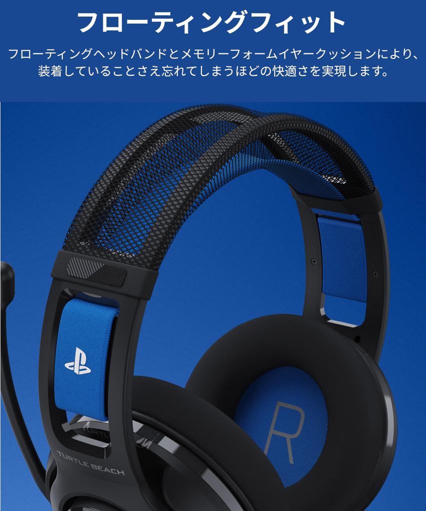 Officially Licensed SONY Atlas 200 Black Wired Gaming Headset for 50mm Foldable Unidirectional Memory and Floating Headband Warranty PS5/PS4