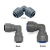6.35/8/9.5mm Female Elbow Push In Quick Connector Plastic Joint Valve Beer Accessary Homebrew