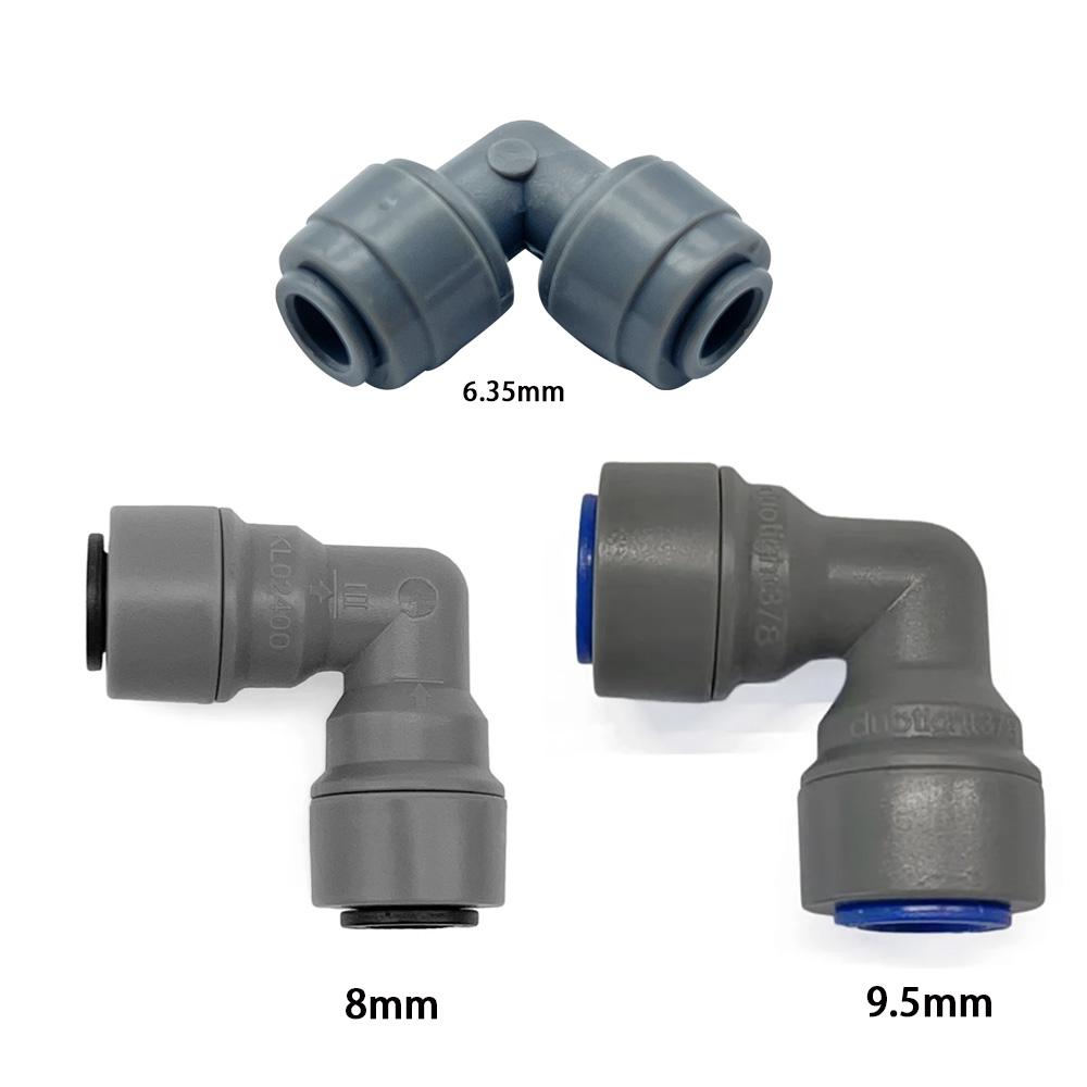 Kegland 6.35/8/9.5mm Female Elbow Push In Quick Connector Plastic Joint Valve Beer Accessary Homebrew