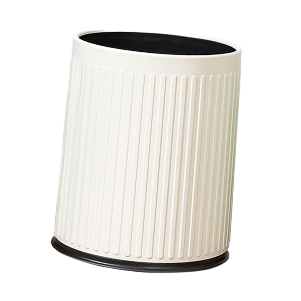 Open Top Trash Can without Lid Practical Wastebasket Elegant Garbage Can for