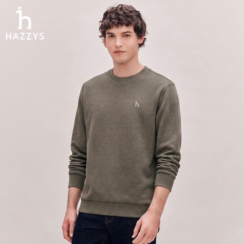 HAZZYS Men's Casual Round Neck Sweatshirt