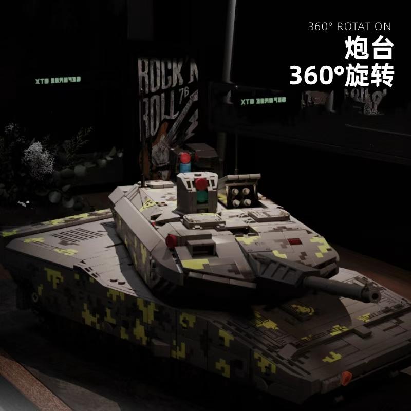 KF51 Panther Tank Building Block Model 96001 Military Vehicle Bricks Toy for Adult Collection Home Decoration Gift
