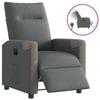 VidaXL Electric Recliner Dark Grey Fabric 3324081