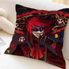 Popular Anime H-Hotel H-Hazbin Alastor Pillow Cover Design Cushion Cover Decor Holiday Decorati