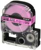 King Jim Tepra PRO Tape Strong Pink 8m SC12PW [Genuine] Cartridge, Adhesive, 12mm, Label/Black Text, Length,