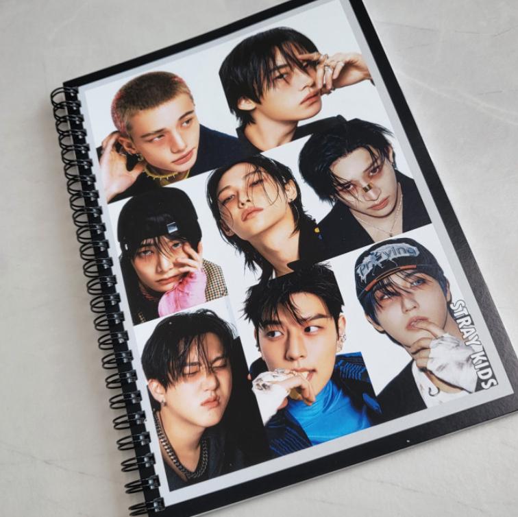 Stray Kids Spring Memo Notebook 15cm × 21cm (Random Image)