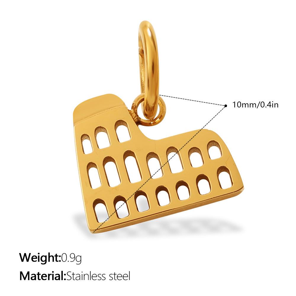 

European and American Retro Exquisite Tag Pendant Trendy Versatile Letter Ticket Shape DIY Jewelry Accessories