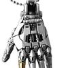 Steampunk Necklace Alloy Necklace with Mechanical Bionic Hand Pendant Robotic Jewelry Gift for Men Women Cyberpunk Enthusiasts