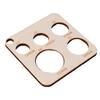 Wood Knitting Needle Gauge and Ruler Knitters Ruler Square Measuring Tool Knitting Tool Crochet Accessories