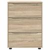 Storage Cabinet Sonoma Oak 60 x 48 x 81 cm Engineered Wood