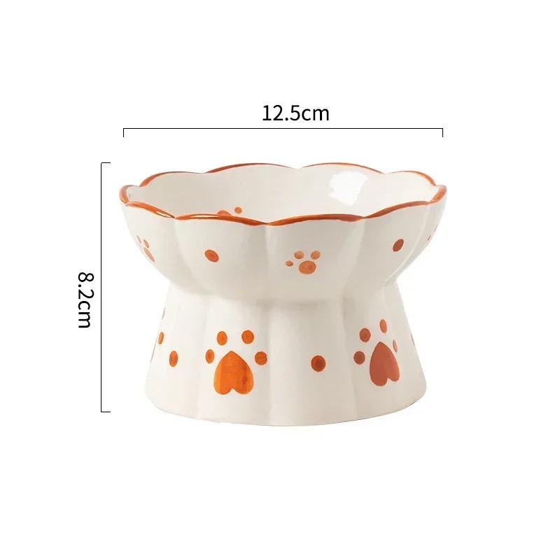 Kaufe Katze Keramik Futternapf Erhhte Haustier Trinken Essen Feeder Kleine  Welpen Hunde Snack Wasser Schsseln Set Katzen Ftterung Zubehr zum Preis  ab 55 | Joom