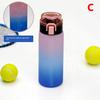 500ML Sports Water Bottle Large Capacity Leakproof Gradient Color Portable Jug for Fitness Gym Outdoor UseHot Sale