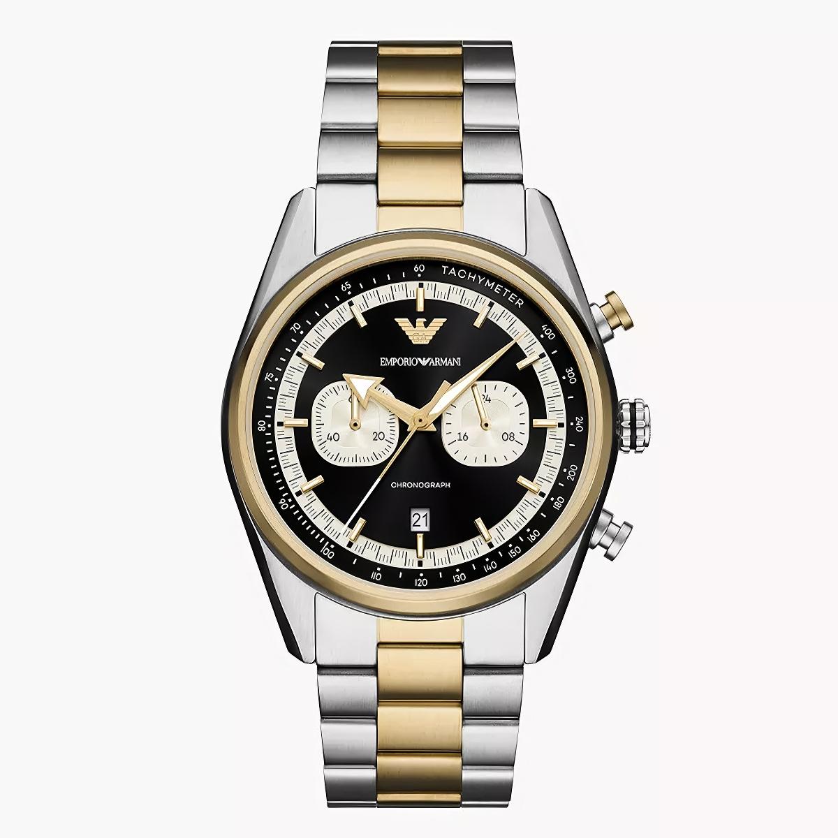 Emporio Armani AR11678 Racer Chronograph Herrenuhr 42 black