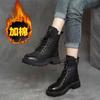 Martin boots women's British style short boots 2025 winter Korean version velvet thickened versatile platform knight boots ins