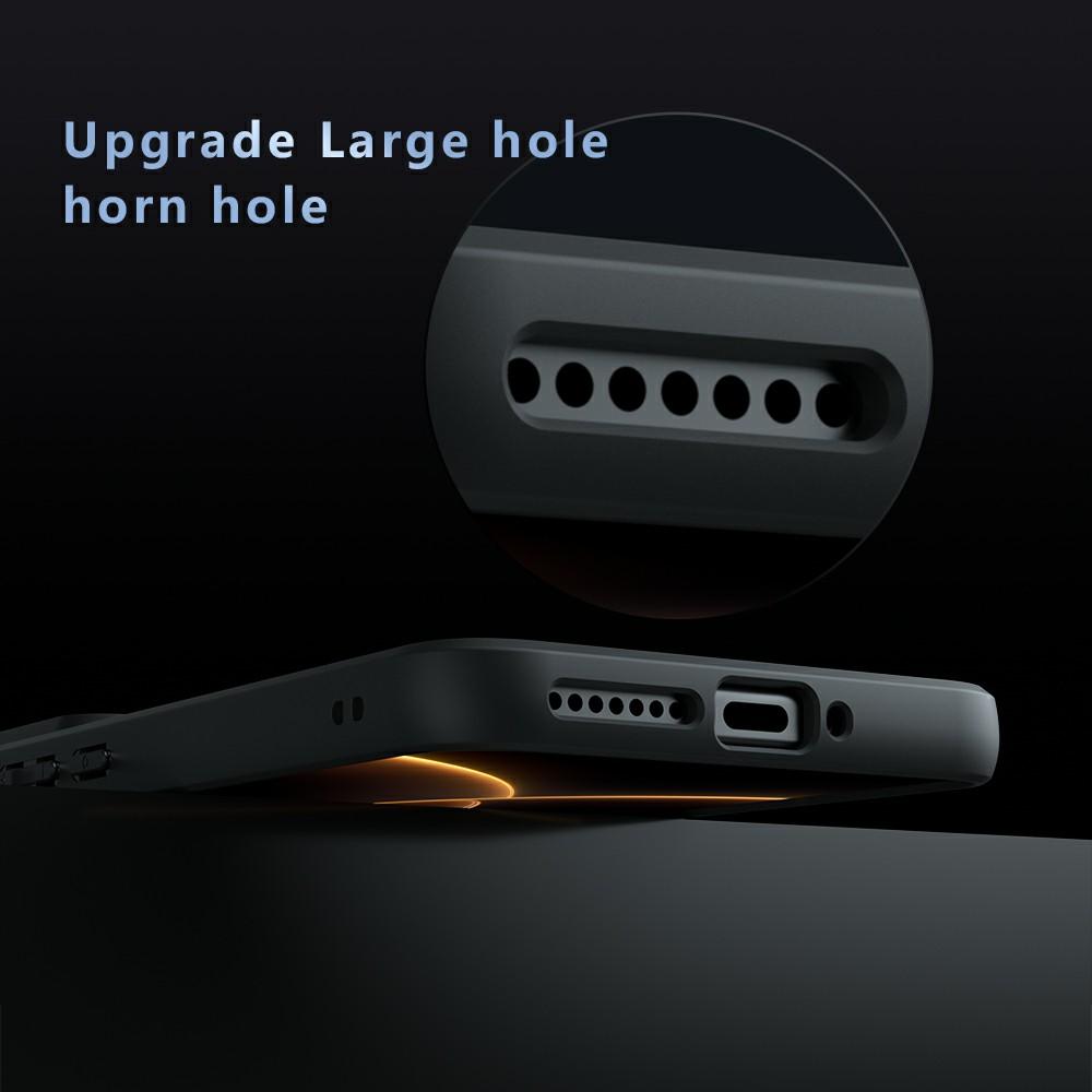 For Xiaomi 15S Pro Case Skin-Touch TPU+PC Matte Phone Shell,Transparent Black