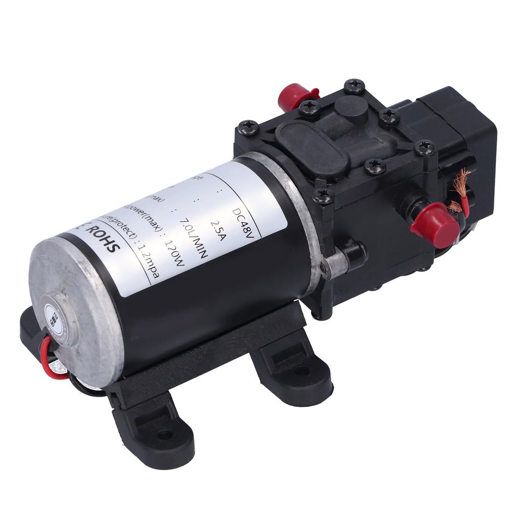 DC48V 120W DC Intelligent Diaphragm Pump 7.0L/MIN Automatic Atomizing High Pressure Pump
