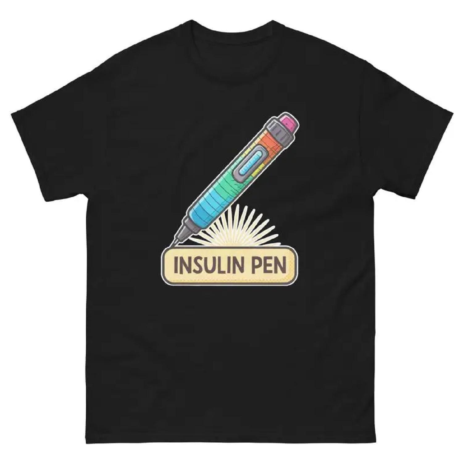 

Insulin Pen Hospital Health Medical Safety T Shirt XXXXXL різнокольоровий