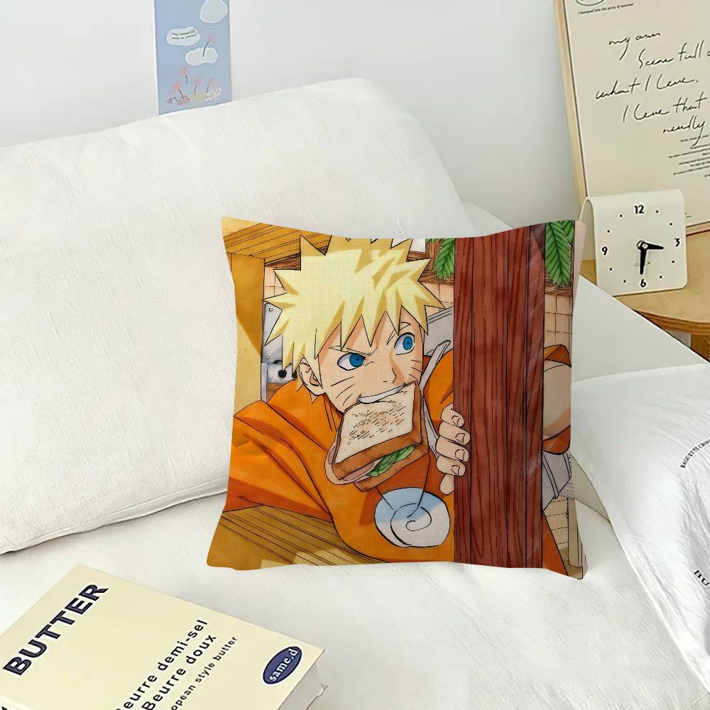 Anime Uzumaki Naruto  Cushion Cover 30x50 Polyester Sofa Cushions Decorative Throw Pillows Home Decoration Pillowcover