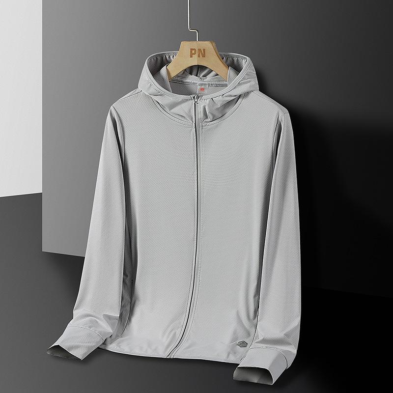 Unisex Hooded UV Protection Jacket - Sun Protection for Summer Outdoor Sports and Casual Wear.