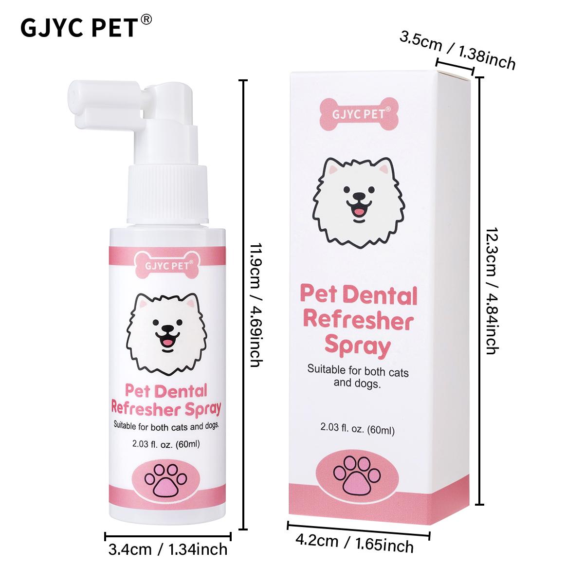 GJYC ПЭТ Без Вкуса Pet Оральный Свежий Спрей Очищает Зубы Освежает Дыхание Удаляет Запахи Без Щетки Стоматологический Уход Для Собак Кошек