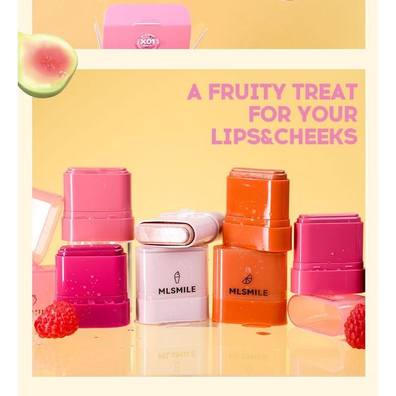 MLSMILE - Dewy Fruit Cheek & Lip Multi Balm - 6 Colors