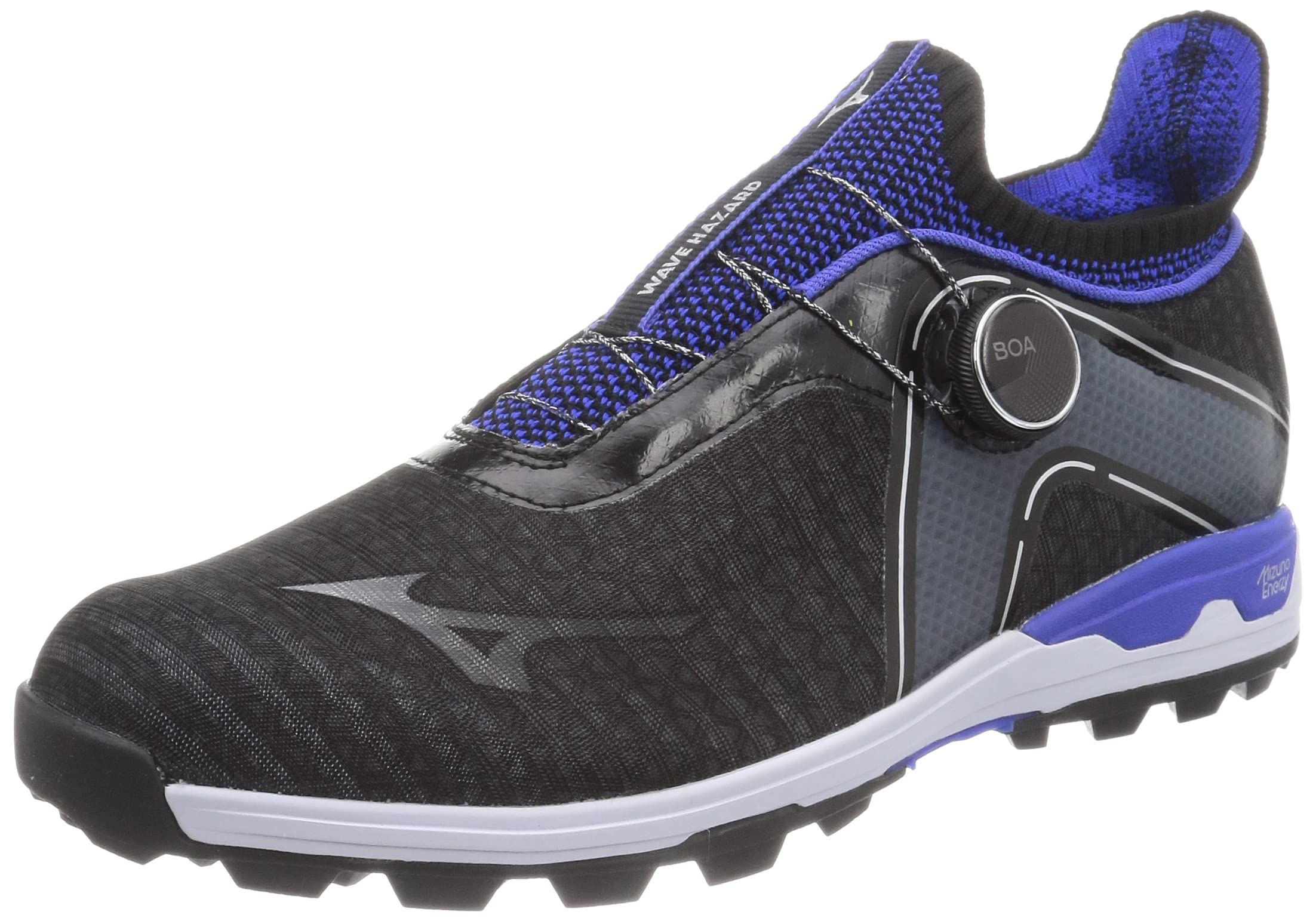 

Мужские гольф-ботинки Mizuno Wave Hazard BOA, черно-синие, 28,0 см, 3E