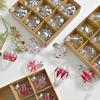 9pcs Christmas Ball Pendants Transparent Pet Special-shaped Christmas Ball Decoration Pendants Christmas Party Snowflake Elk Christmas Tree Ornaments
