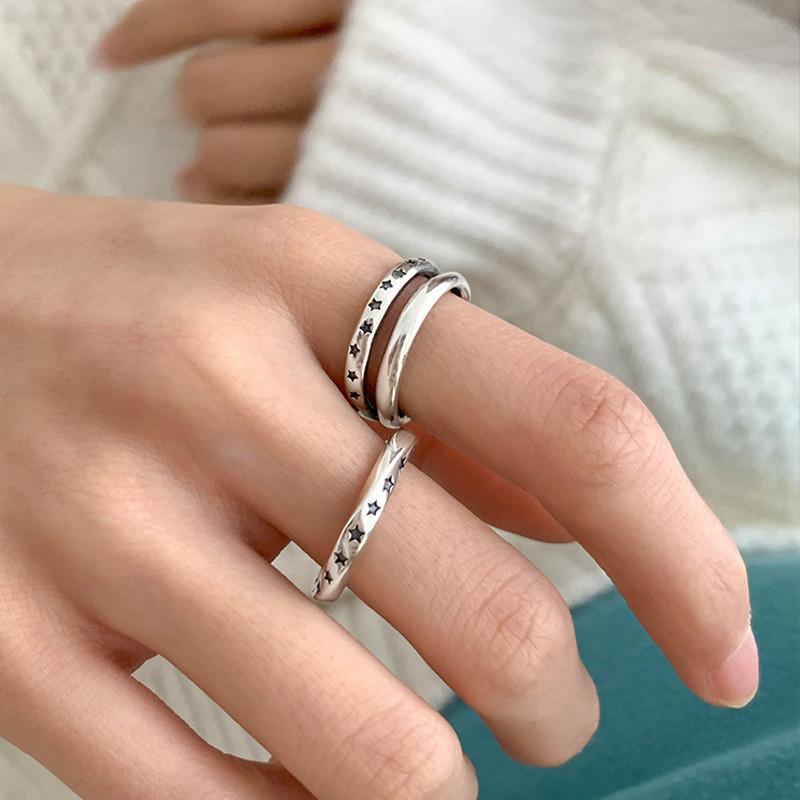 Mobius Star Fashionforward Doodle Ring For Women In Adjustable Copper Ideal For Chic Layered Accessories